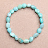 Amazonite bracelet from oval nuggets A quality