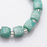 Amazonite cut and seed beads bracelet RB Design 138