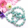 Amazonite cut and seed beads bracelet RB Design 138