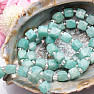 Amazonite cut and seed beads bracelet RB Design 138