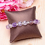 Ametrine cut and seed beads bracelet RB Design 172