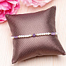 Luxury beaded bracelet with amethyst