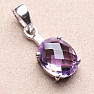 Silver pendant with cut Brazilian amethyst Ag 925 06086 BRAME