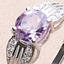 Silver ring with Brazilian amethyst and zircons Ag 925 026068 BRAME