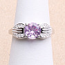 Silver ring with Brazilian amethyst and zircons Ag 925 026068 BRAME