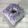 Amethyst druse candle holder 17