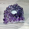 Amethyst druse candle holder 19