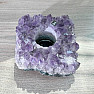 Amethyst druse candle holder 20