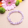 Amethyst lavender bracelet chopped