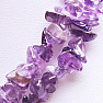 Chopped amethyst necklace