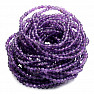 Amethyst bracelet AA quality cut beads extra