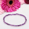 Amethyst bracelet AA quality cut beads extra