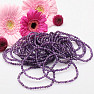 Amethyst bracelet AA quality cut beads extra