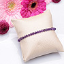 Amethyst bracelet AA quality cut beads extra