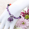 Amethyst chakra bracelet with tree of life