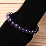 Amethyst beaded bracelet extra