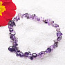 Amethyst chopped purple bracelet