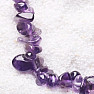 Amethyst chopped purple bracelet