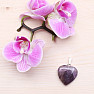 Amethyst heart pendant