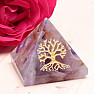 Amethyst pyramid with Tree of Life