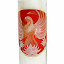 Large candle in the glass Angel of love with the scent of myrrh and incense