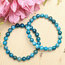 Apatite bracelet extra beaded A quality 10 mm