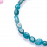 Apatite bracelet made of oval stones