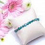 Apatite bracelet made of oval stones