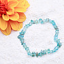 Apatite blue bracelet chopped AA quality