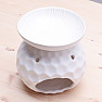 Aroma lamp ceramic Globe white