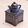 Aroma ceramic lamp Peak with teapot blue 15 cm