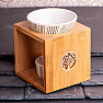 Aroma bamboo lamp with ceramic bowls Tree of Life