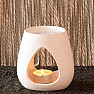 Aroma lamp ceramic white