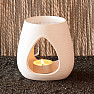 Aroma lamp ceramic white