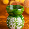 Tree of life green talc aroma lamp