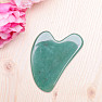 Gua sha made of aventurine heart shape