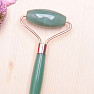 Aventurine green massage roller pink gold color