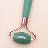 Aventurine green massage roller pink gold color