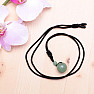 Aventurine green pendant ball nylon string adjustable length