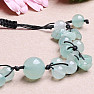 Aventurine bead bracelet with Shamballa clasp