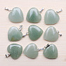 Aventurine green heart pendant