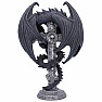 Candlestick Dragon Guardian of the Cross