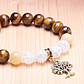 Tiger's eye with jade, crystal and Tree of Life RB Design 194