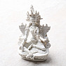 Feng Shui white statuette of the goddess Green Tara