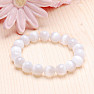 Selenite bracelet made of beads 10 mm