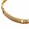 Bracelet Watch band style stainless steel gold color 21.5 cm