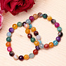 Children's bracelet made of colored agates