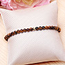 Tiger eye bracelet with silver bead