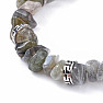 Tibetan style beaded labradorite bracelet