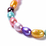 Cheerful bracelet made of colored beads